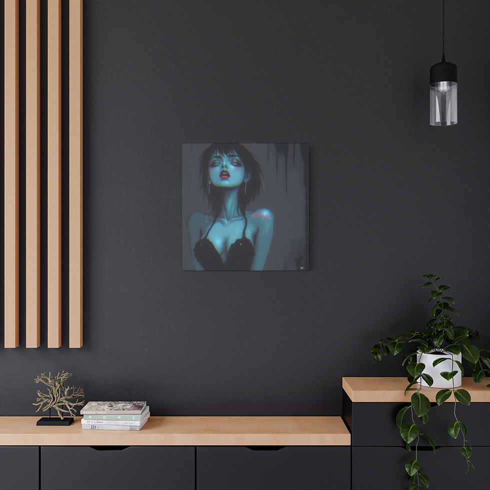 Thumbnail: 'GHOUL NEXT DOOR' | Canvas Print
