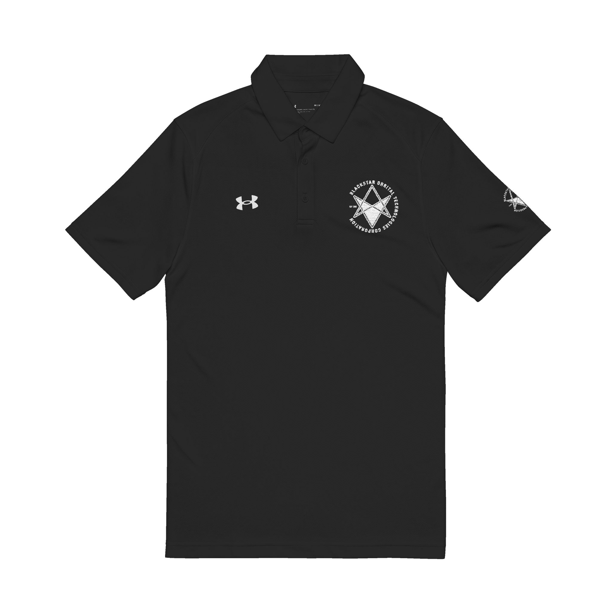 BlackStar Orbital Men's Polo Shirt - Under Armour® Black