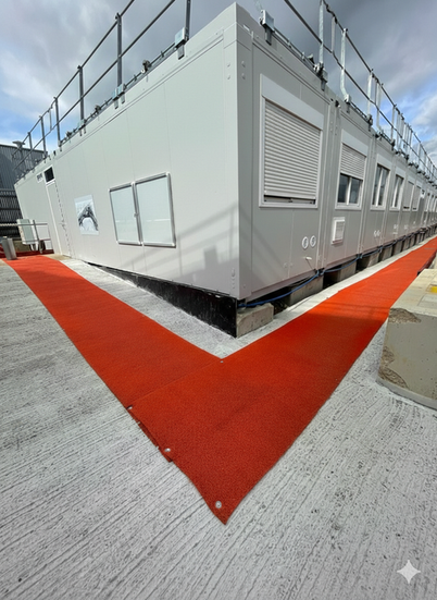 Antislipmatten rood 12mm