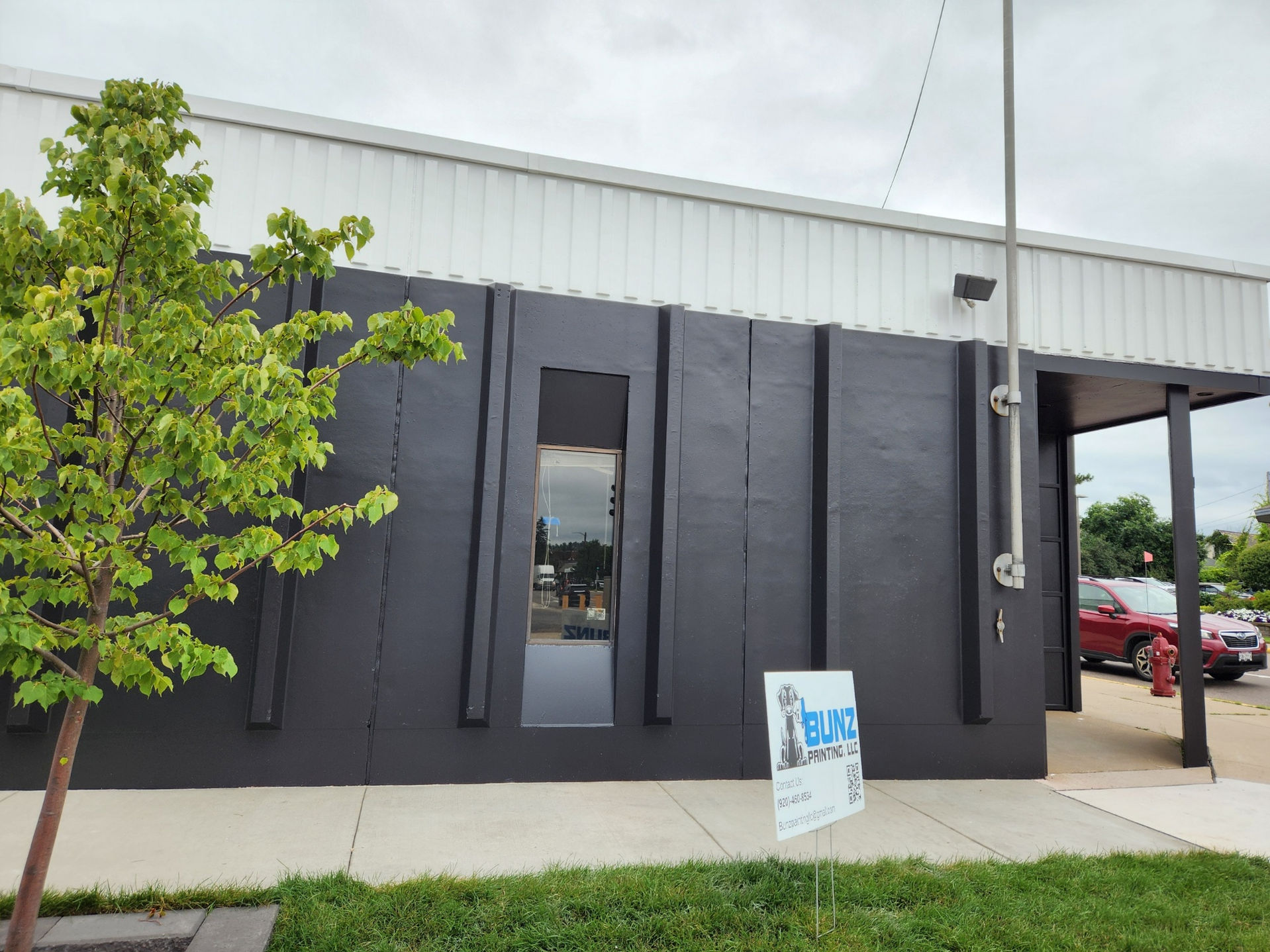 commercial building, exterior painting