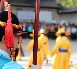 Changing of the Guard at Gyeongbokgung Palace Seoul