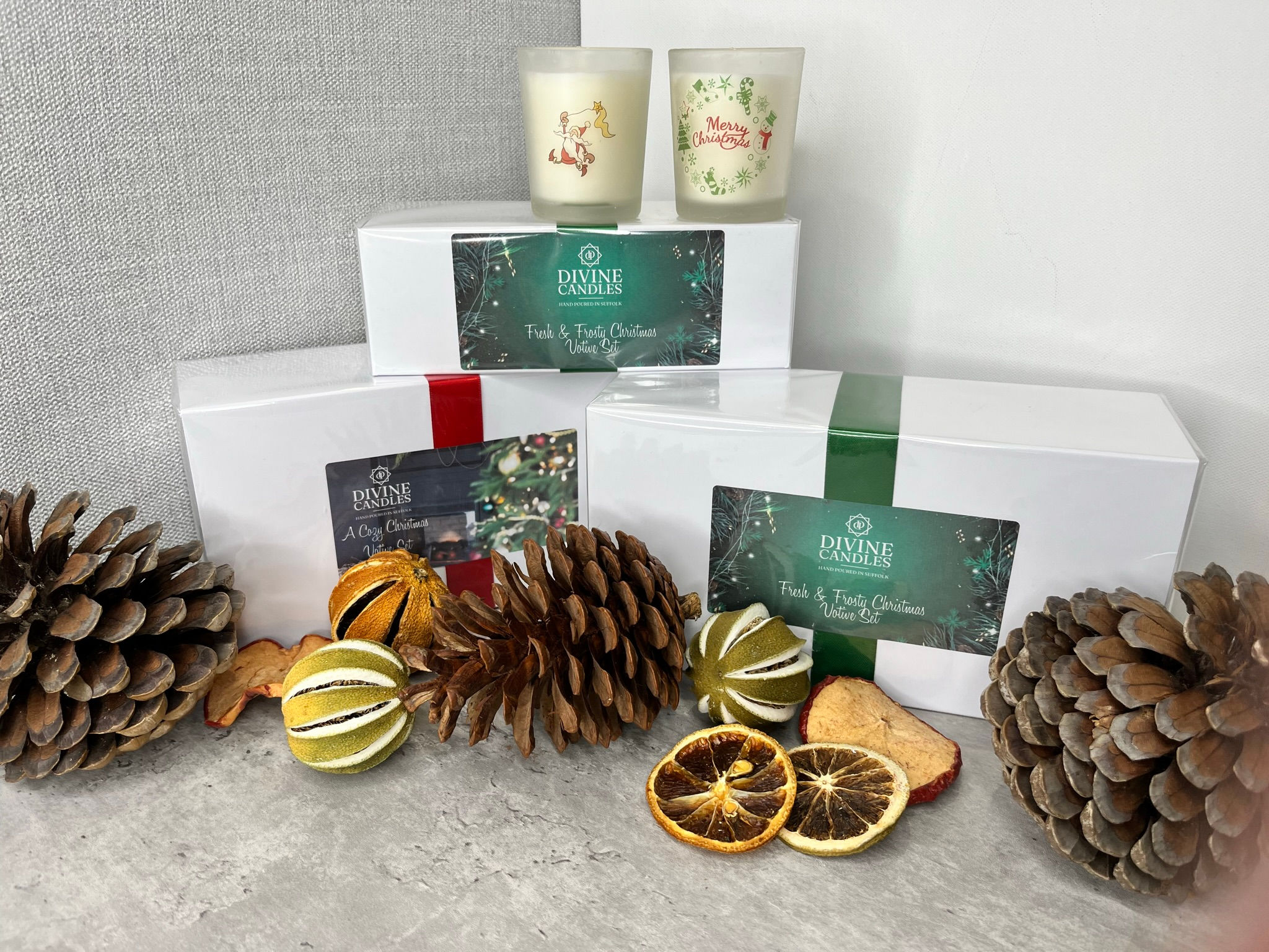 Trio of Votive Candles Gift Set