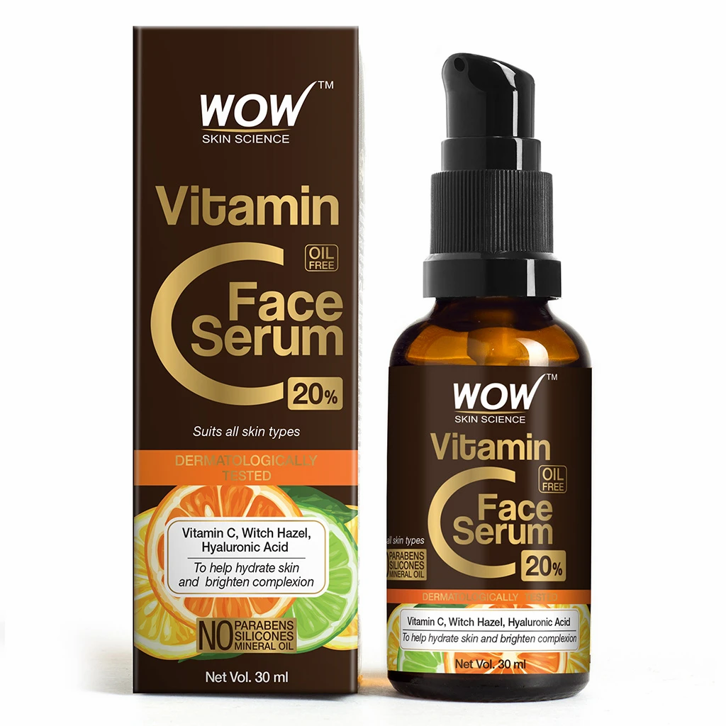 WOW Skin Science Vitamin C Serum - Skin Clearing Serum - Brightening, Anti-Aging