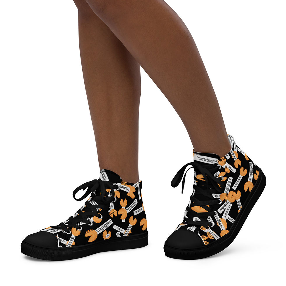 Thumbnail: Fortune Cookie Madness High-Tops - Fem Sizes
