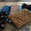 Thumbnail: Quilted velvet & mudcloth clutch 