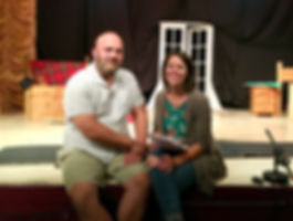 Jenna and Matthew Dabbs, founders of Far, Far Away Theatre