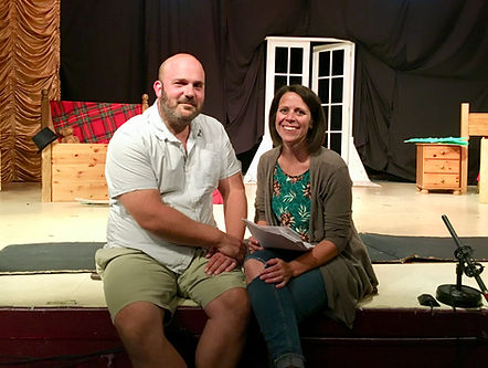 Jenna and Matthew Dabbs, founders of Far, Far Away Theatre
