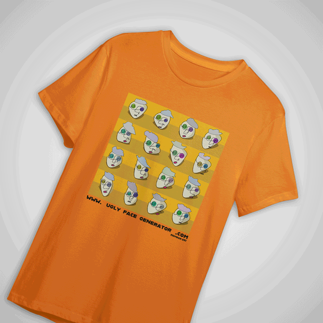 The Ugly Face Generator Founding T-shirt
