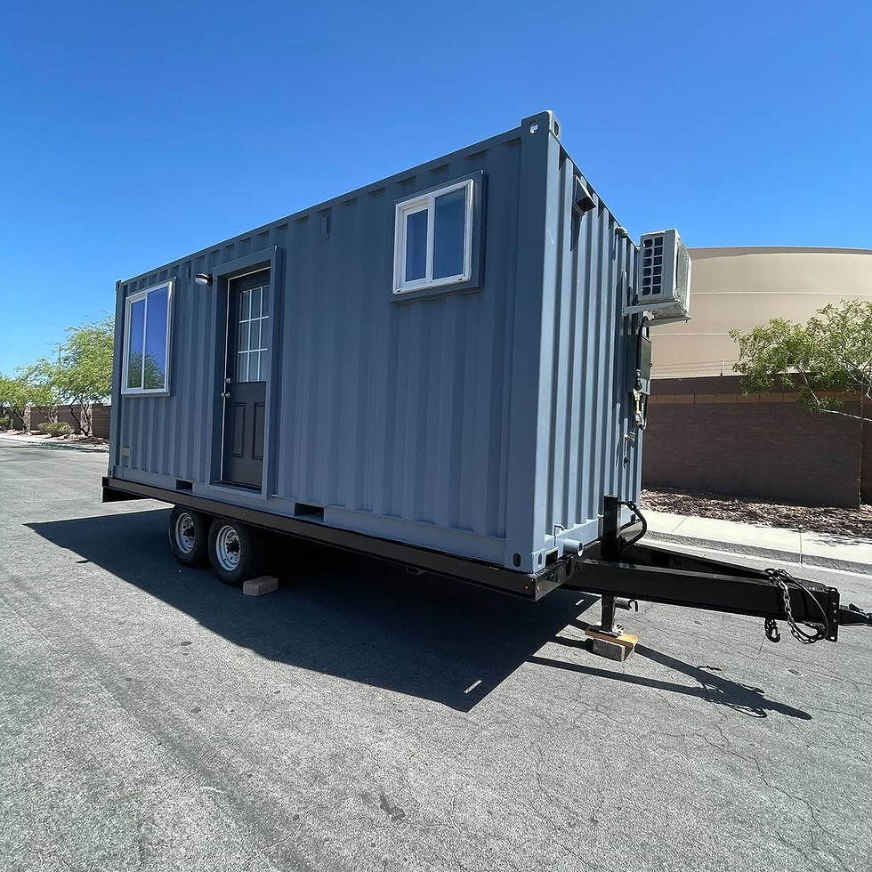 Thumbnail: 20ft Mobile Office Container on Trailer | Portable Site Office