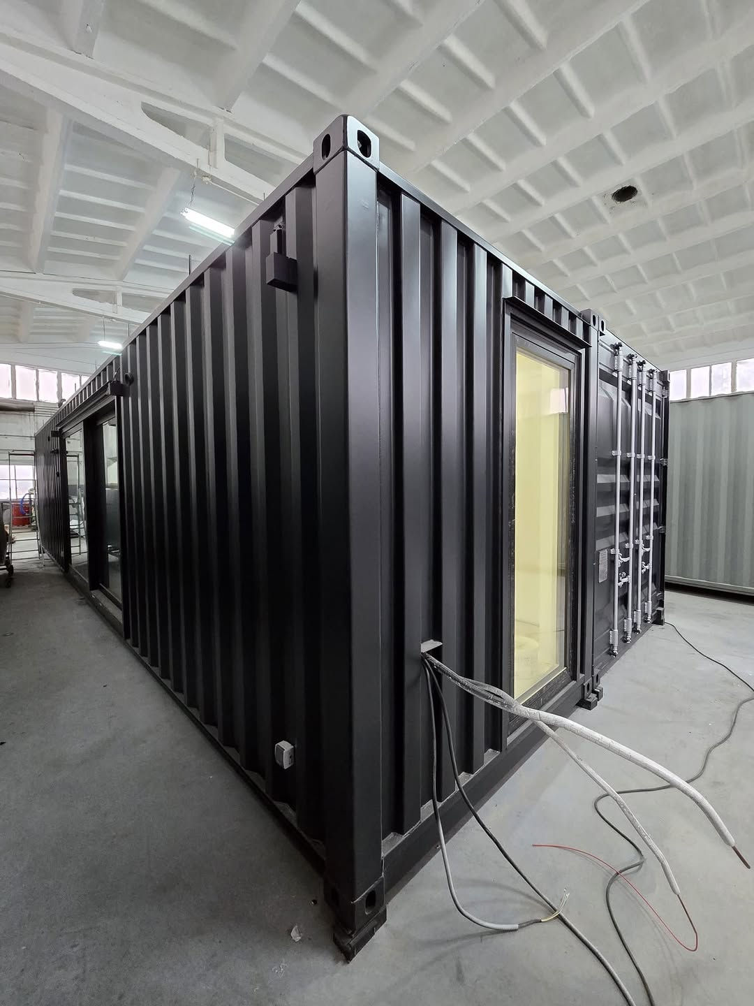 Modern Black Container Office / Studio