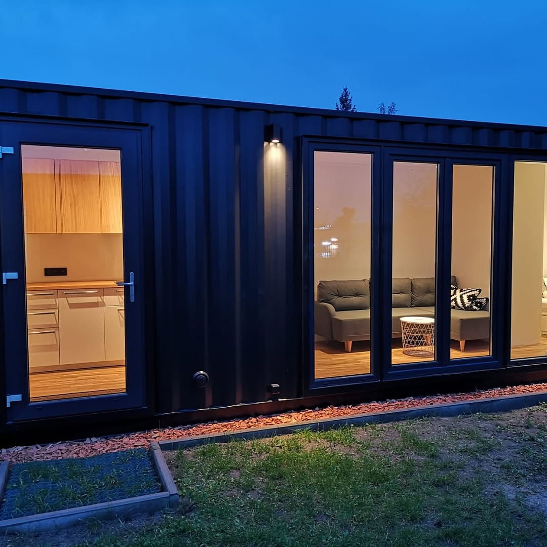 40ft (12m) Luxury Studio Container | Modern Modular Living Unit