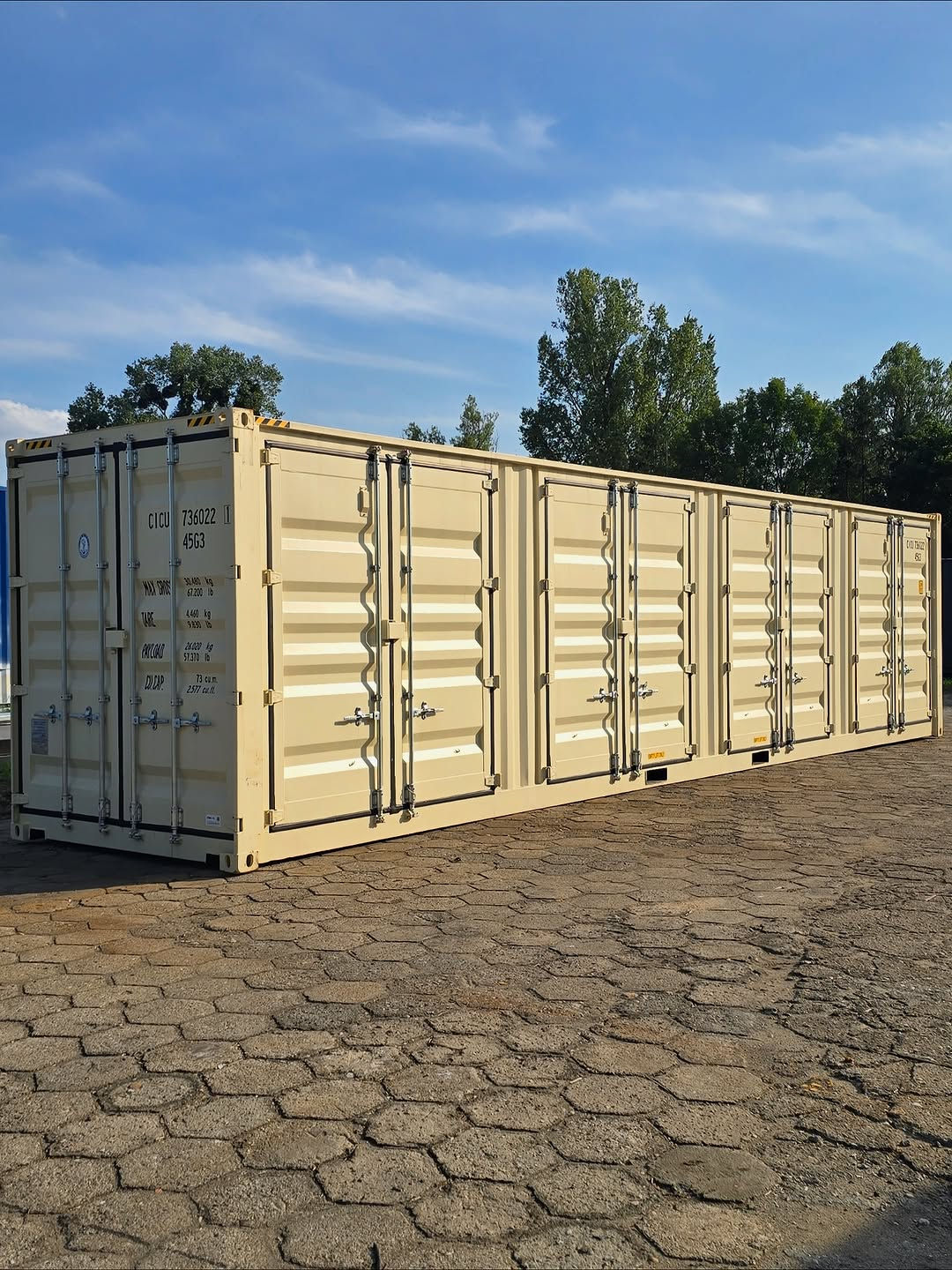 12m / 40ft Full Open-Side Shipping Container