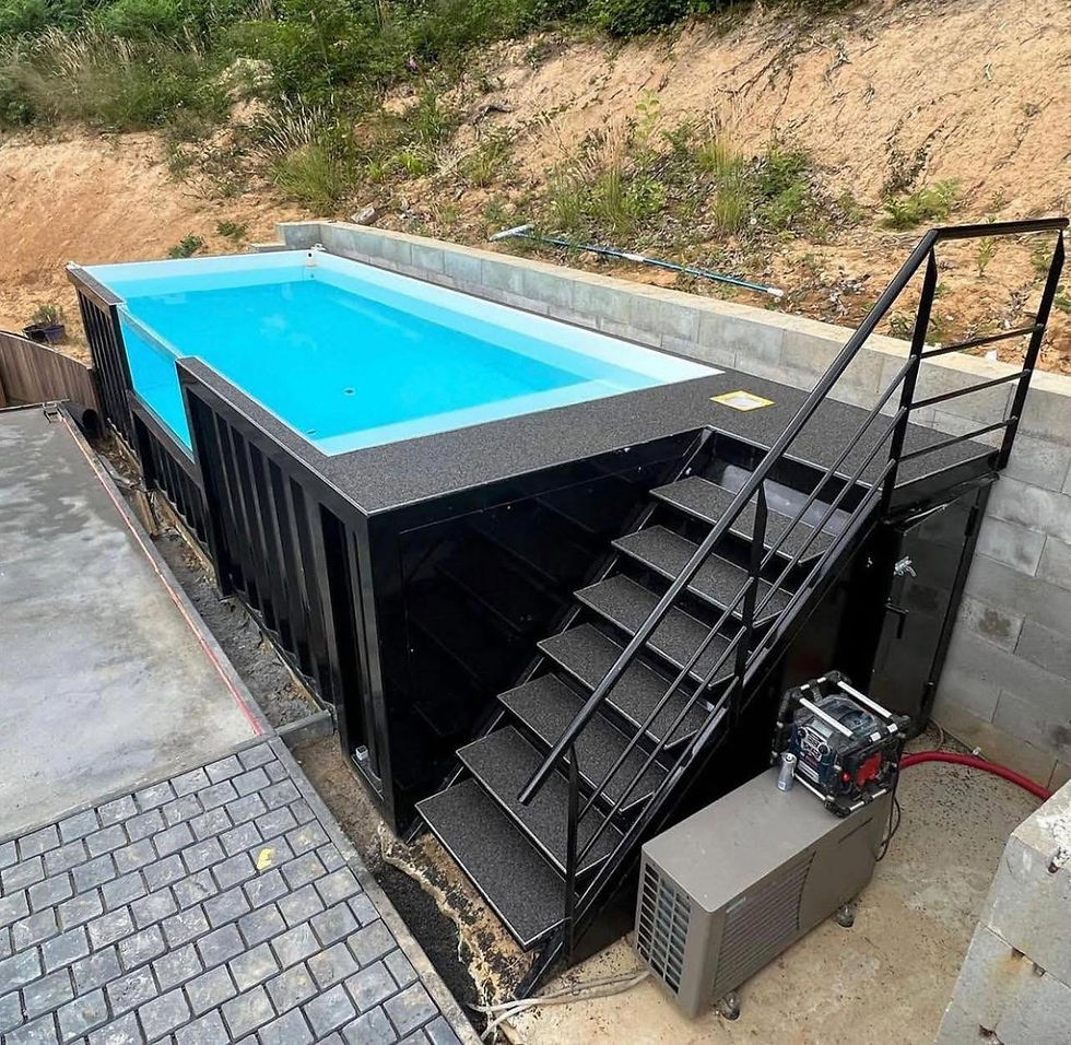 Thumbnail: 12m / 40ft Shipping Container Swimming Pool