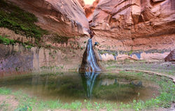 A secret canyoneering route in Arizona.