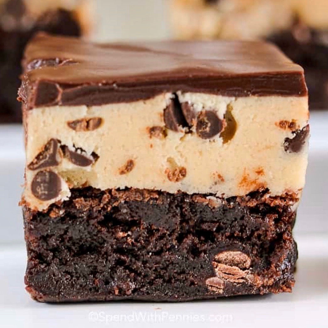 Chocolate Chip Cookie Dough Brownie