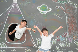 スタジオ家族写真