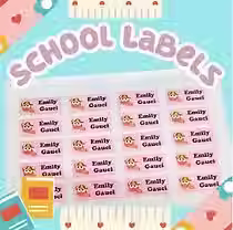 school labels