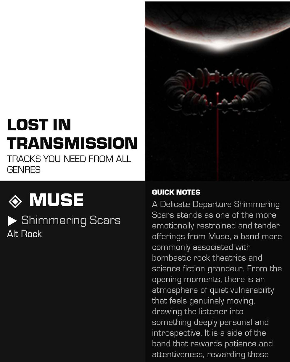 Muse Shimmering Scars Meaning and Review