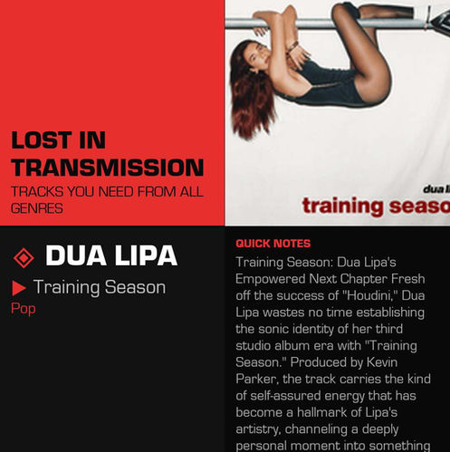 Dua Lipa Training Season Meaning and Review