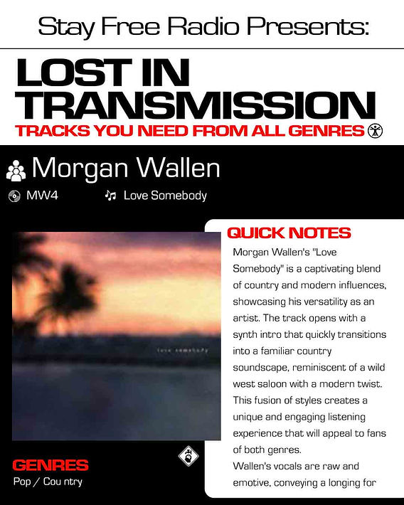 The Emotional Impact of Morgan Wallen Love Somebody Meaning