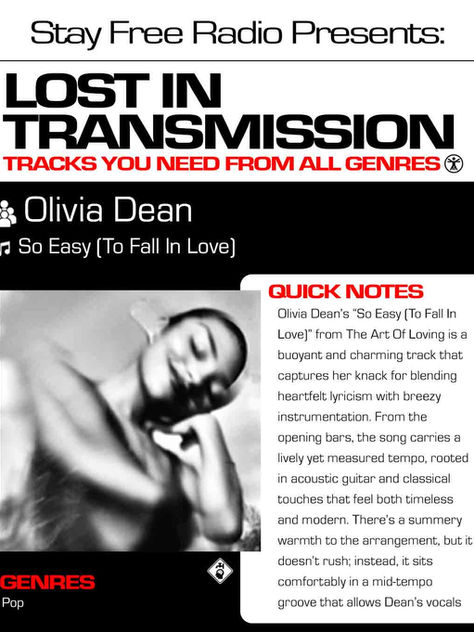 Olivia Dean So Easy (To Fall In Love) Meaning and Review