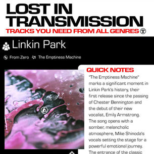 Linkin Park The Emptiness Machine Meaning and Review