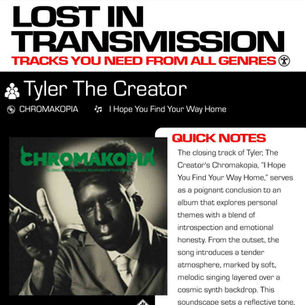 Tyler The Creator I Hope You Find Your Way Home Meaning and Review 