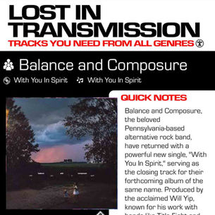 Balance and Composure With You In Spirit Meaning and Review