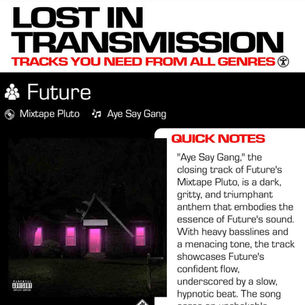 Future Aye Say Gang Meaning and Review