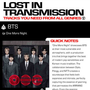 BTS One More Night Meaning and Review