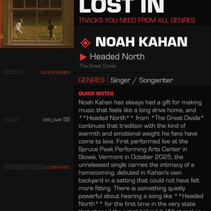 Noah Kahan Headed North Meaning and Review