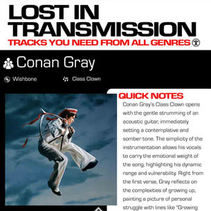 Conan Gray Class Clown Meaning and Review