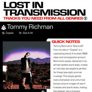Tommy Richman Give It All Meaning and Review