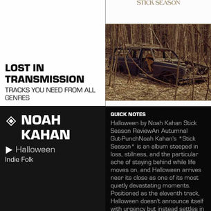 Noah Kahan Halloween Meaning and Review