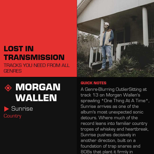Morgan Wallen Sunrise Meaning and Review