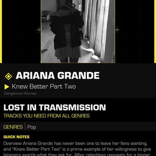 Ariana Grande Knew Better Part Two Meaning and Review