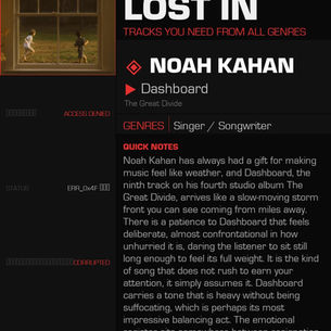 Noah Kahan Dashboard Meaning and Review