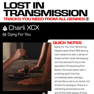 Charli XCX Dying For You Meaning and Review