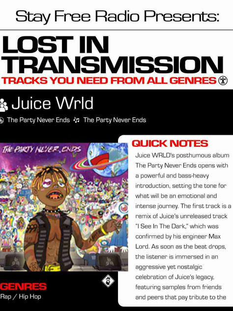 Juice Wrld The Party Never Ends Meaning and Review