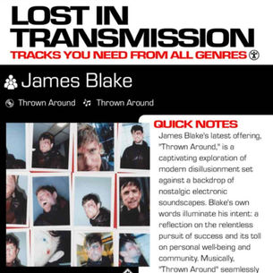 James Blake Thrown Around Meaning and Review