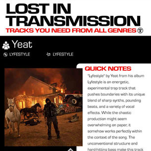 Yeat Lyfestyle Meaning and Review