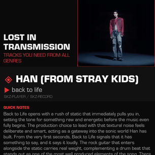 Han (From Stray Kids) back to life Meaning and Review
