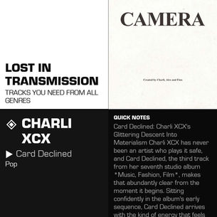 Charli XCX No One Lasts Forever featuring David Cronenberg Meaning and Review