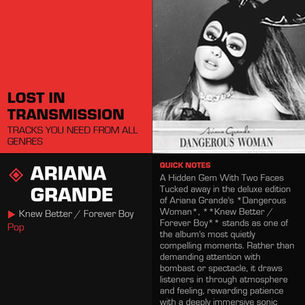 Ariana Grande Knew Better / Forever Boy Meaning and Review