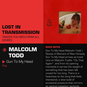 Malcolm Todd Gun To My Head Meaning and Review