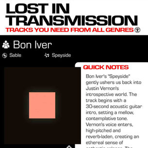 Bon Iver Speyside Meaning and Review