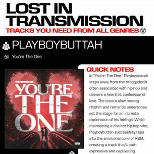 Playboybuttah You’re The One Meaning and Review 