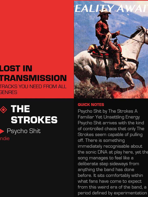 The Strokes Psycho Shit Meaning and Review