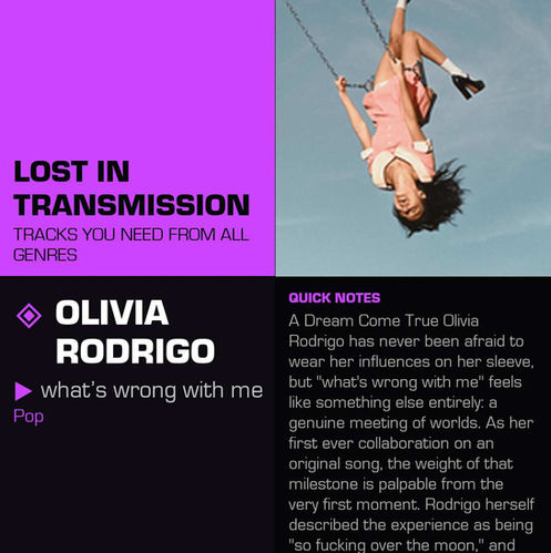 Olivia Rodrigo what’s wrong with me Meaning and Review