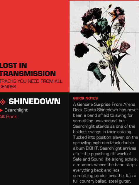 Shinedown Searchlight Meaning and Review